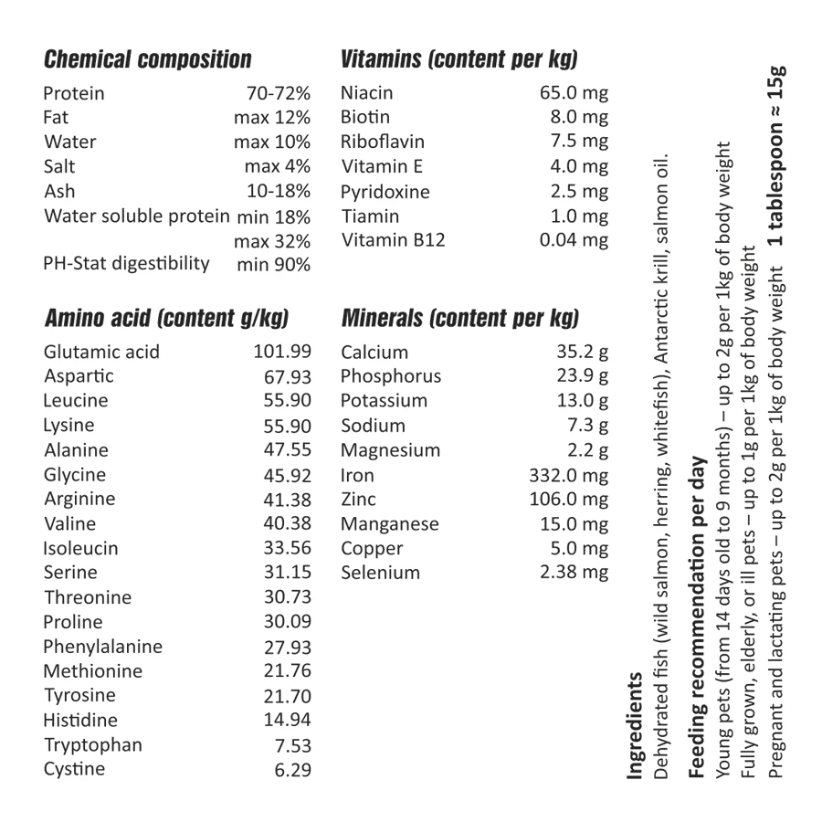 AminoX toidulisand koertele - 500g - image 3 of 3