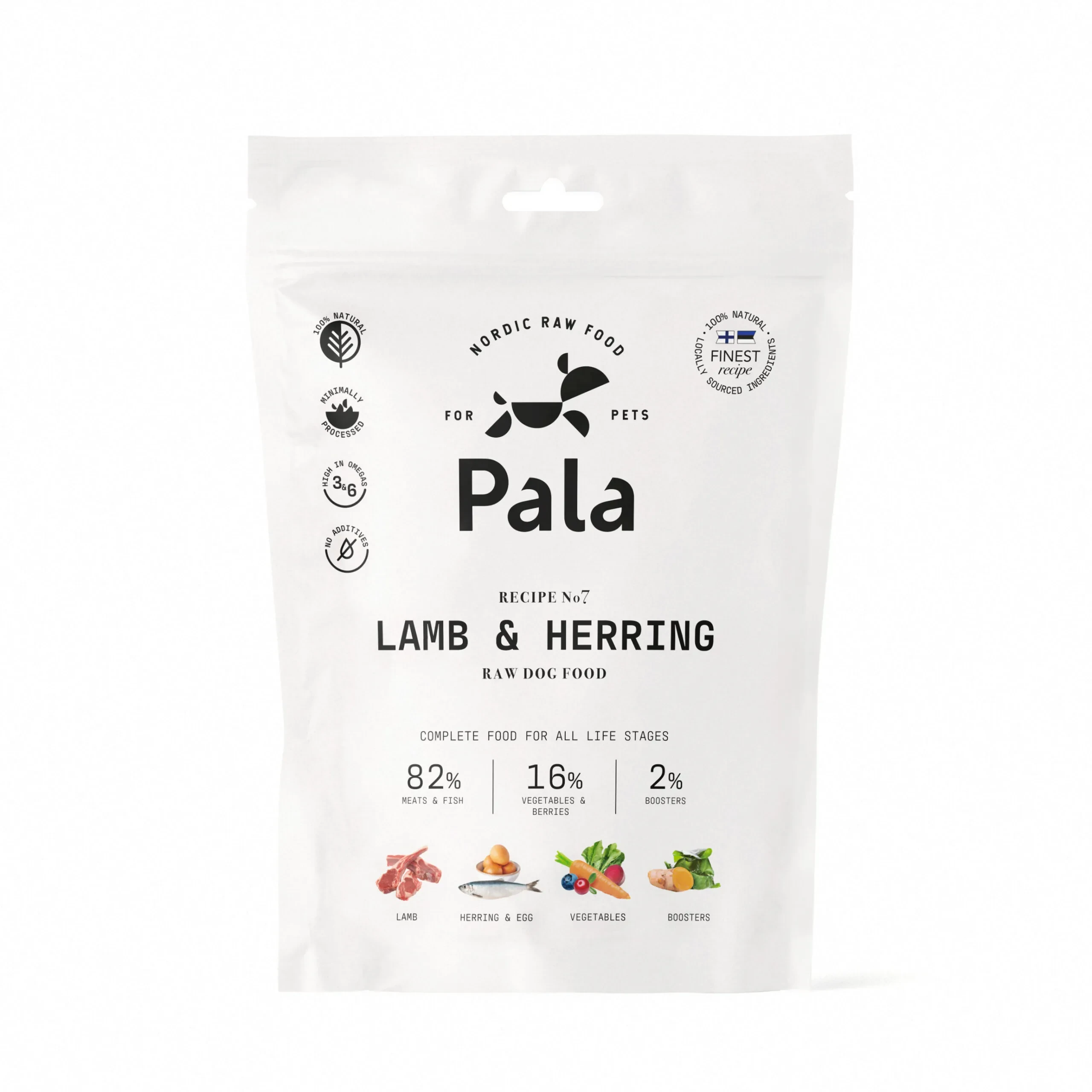 Pala Terviklikud ja tasakaalustatud toidud Retsept #7 Lammas ja heeringas 400g - image 1 of 1