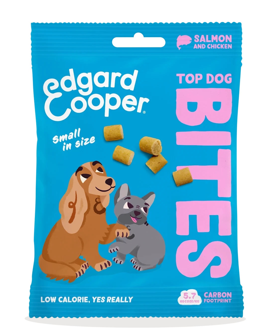 Edgard Cooper Soft and appetizing bite-size treats for dogs 50g Salmon/chicken, Small - image 1 of 3