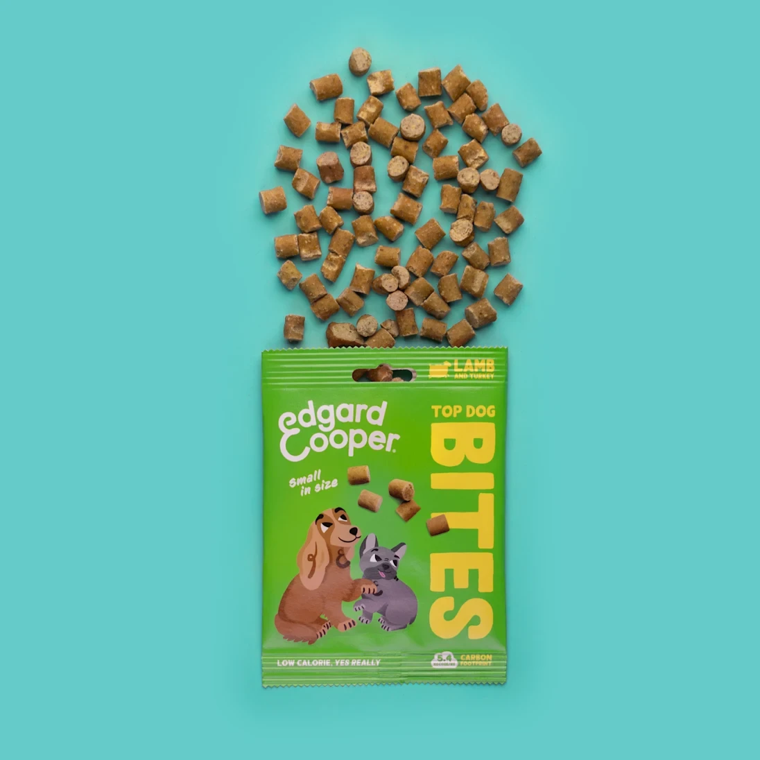 Edgard Cooper Soft and appetizing bite-size treats for dogs 50g Lamb/turkey, Small - image 2 of 3