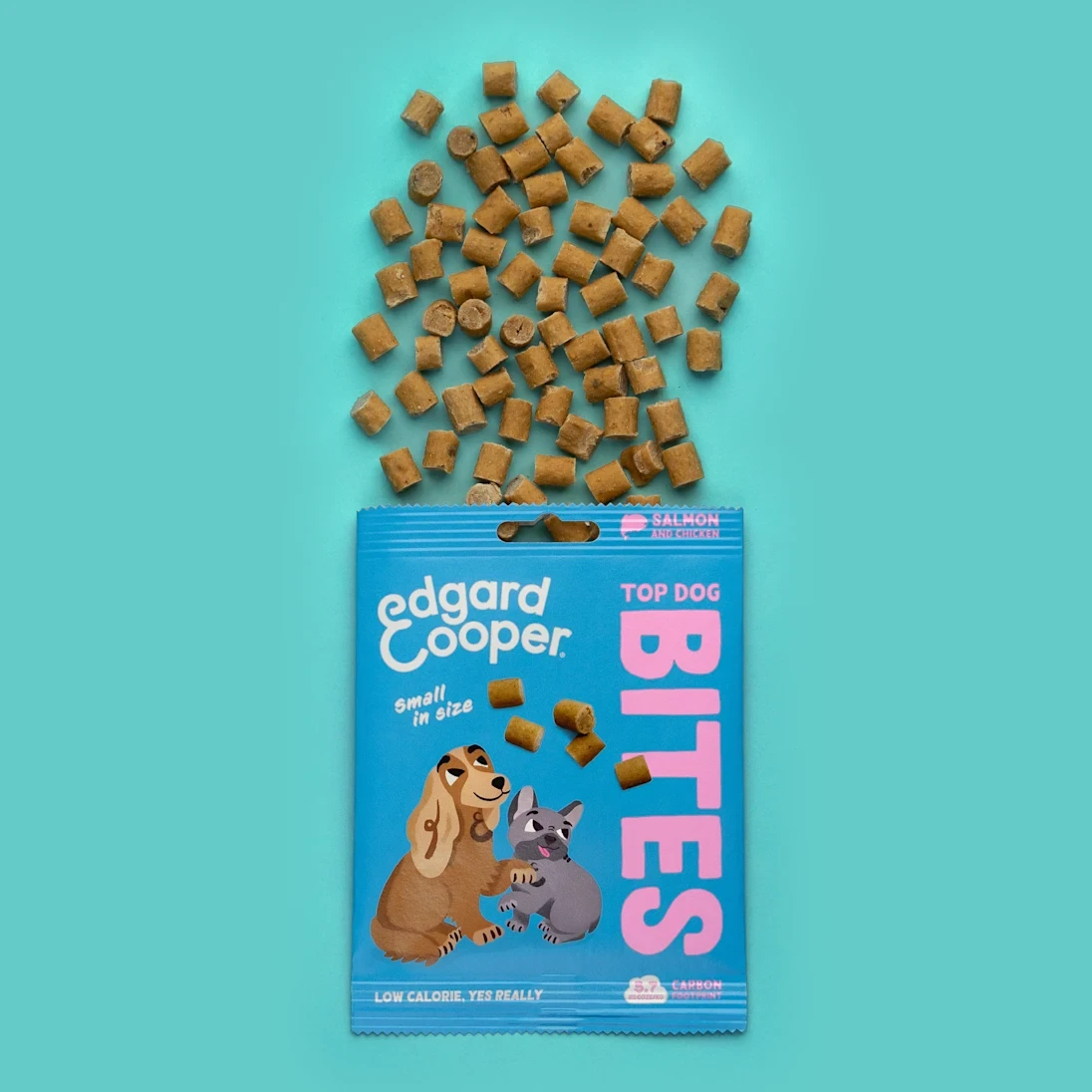 Edgard Cooper Soft and appetizing bite-size treats for dogs 50g Salmon/chicken, Small - image 2 of 3