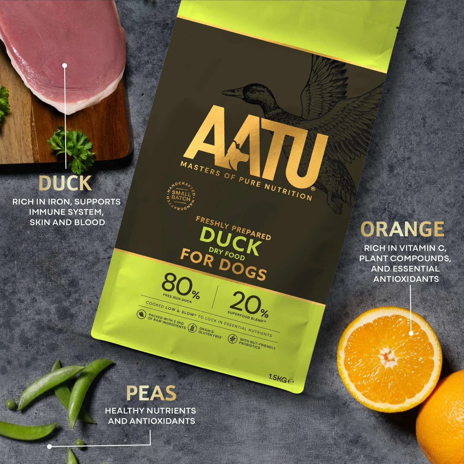 Dry food for dogs - 10kg Duck - image 3 of 3