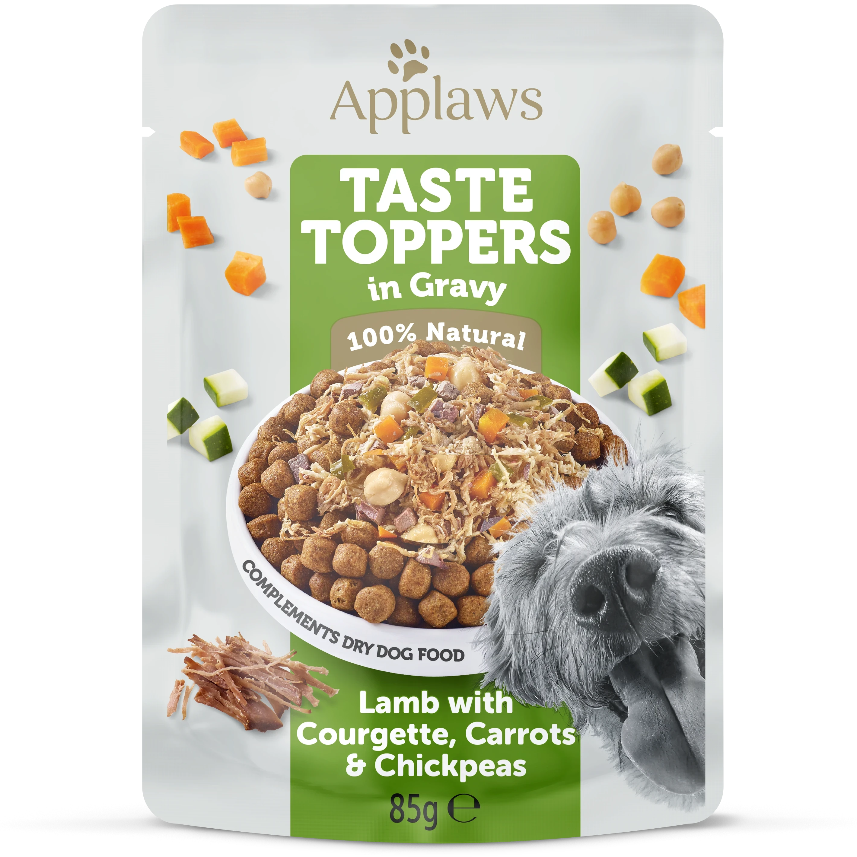 Dog Meal Bag Taste Toppers Natural 85g - With lamb and vegetables in sauce - image 1 of 1