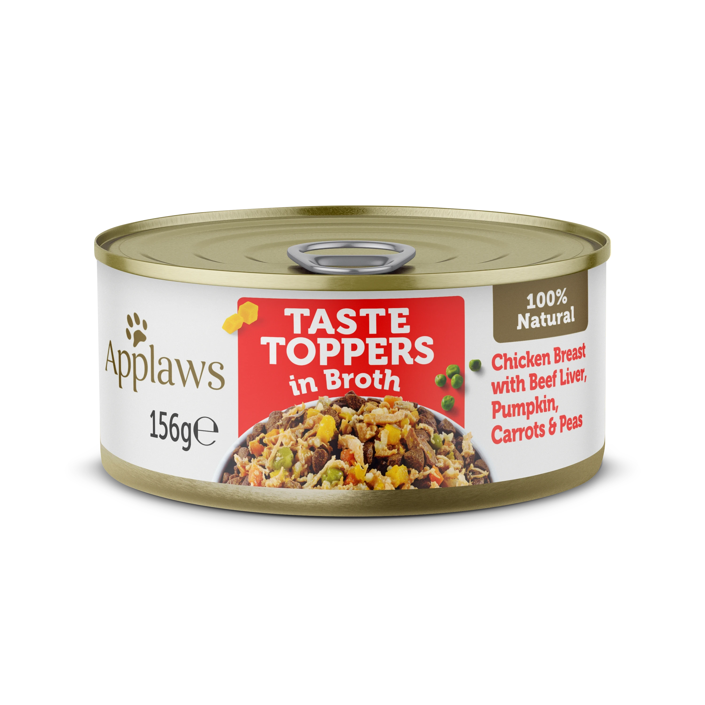 Canned Dog food Taste Toppers 156g - Chicken/liver/vegetables in broth - image 1 of 1