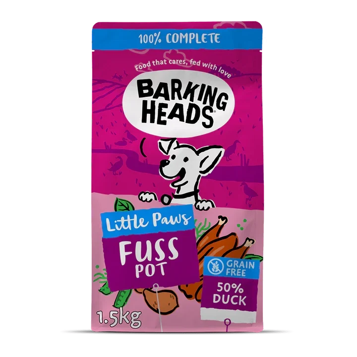 Complete dog feed for small dogs 1,5kg - Fuss Pot with duck - image 1 of 3