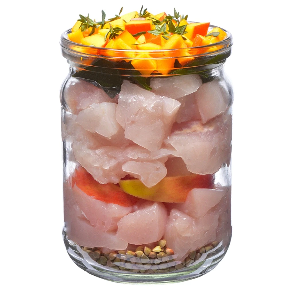 wet food from fresh meat, 400g - Fish with pumpkin - image 2 of 4