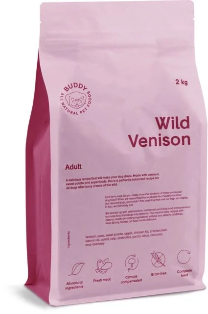 Dry food for dogs - 2kg, Venison - image 2 of 2
