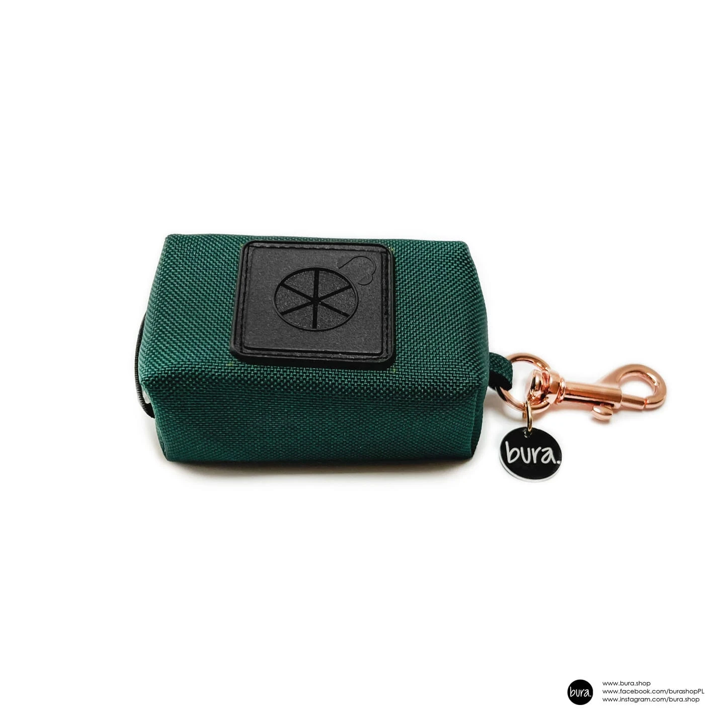 Poop bag holder - Dark green - image 1 of 1