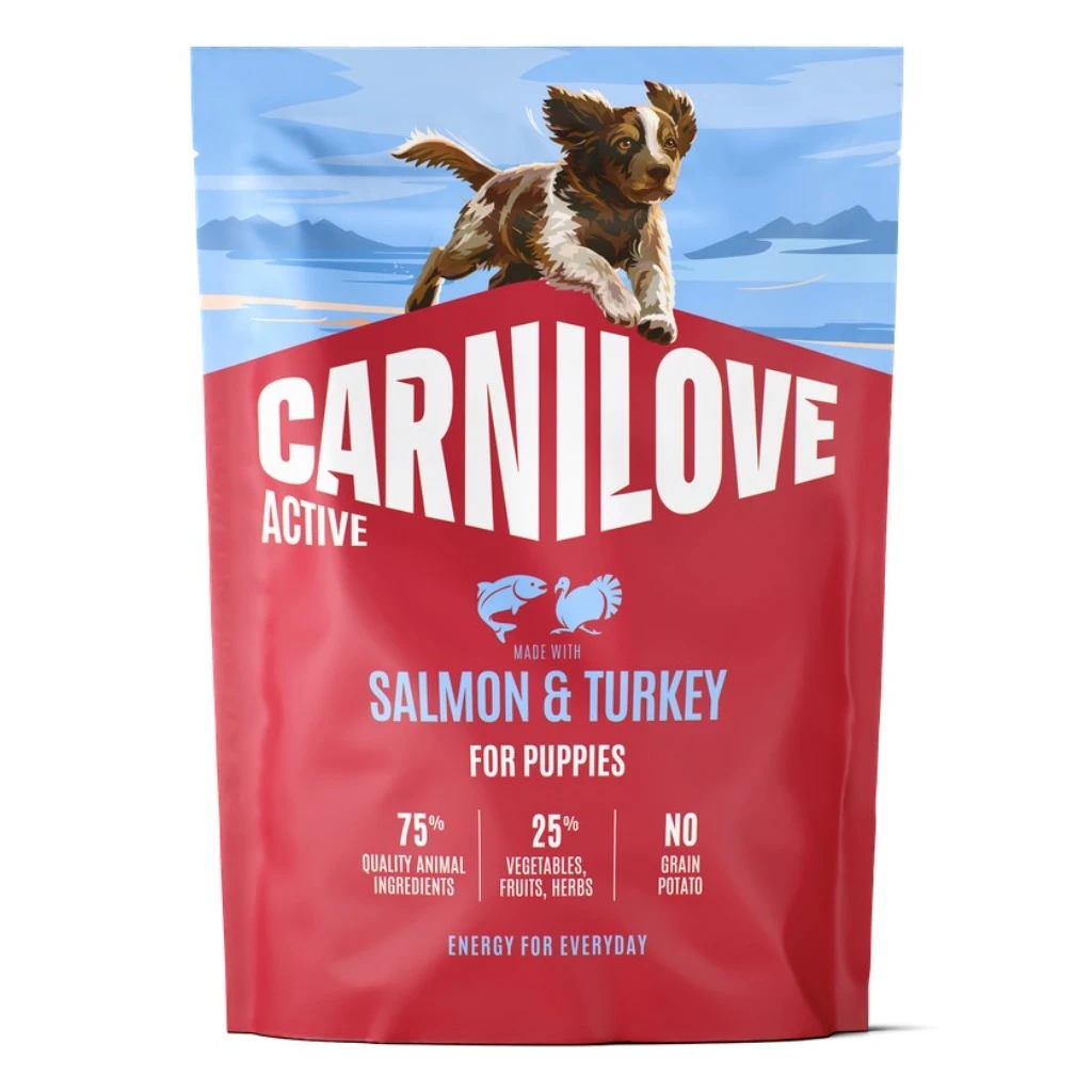 Active Salmon & Turkey Puppy Dog Food 1,5kg - image 1 of 2