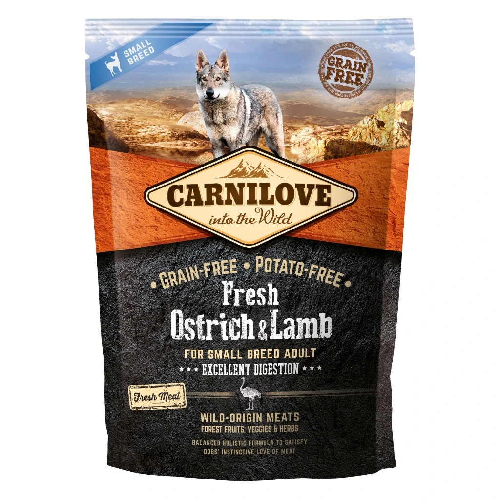 Fresh Ostrich & Lamb for Small-Breed Adult Dogs - 1,5kg - image 1 of 2