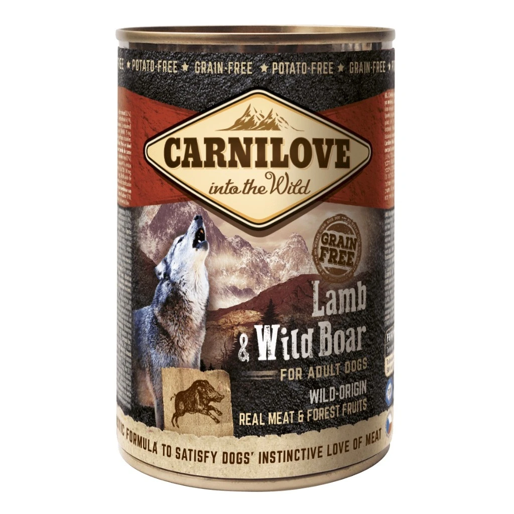 Irresistibly Meaty Wet Food for Dogs, 400g - Lamb & Wild Boar - image 1 of 3