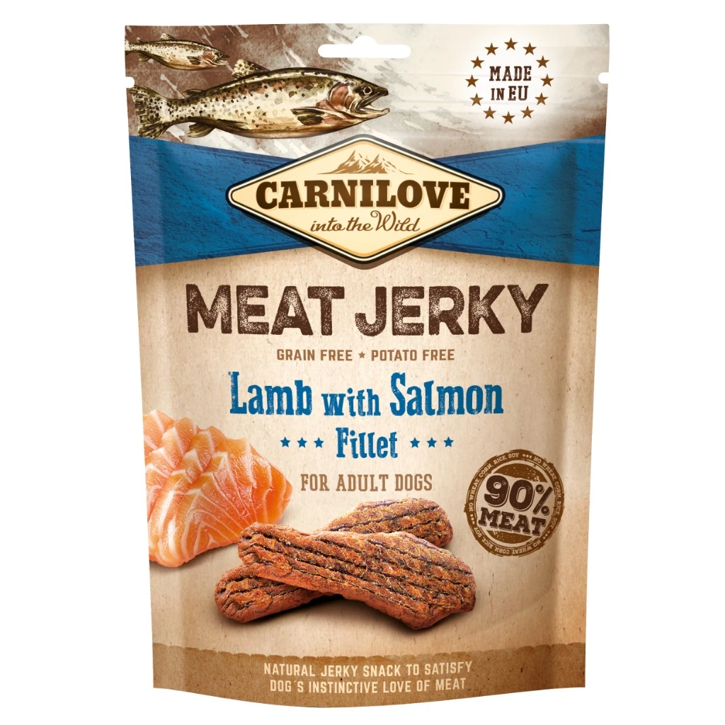 Meat Jerky 100g Dog Treats - Lamb with Salmon Fillet - image 1 of 1