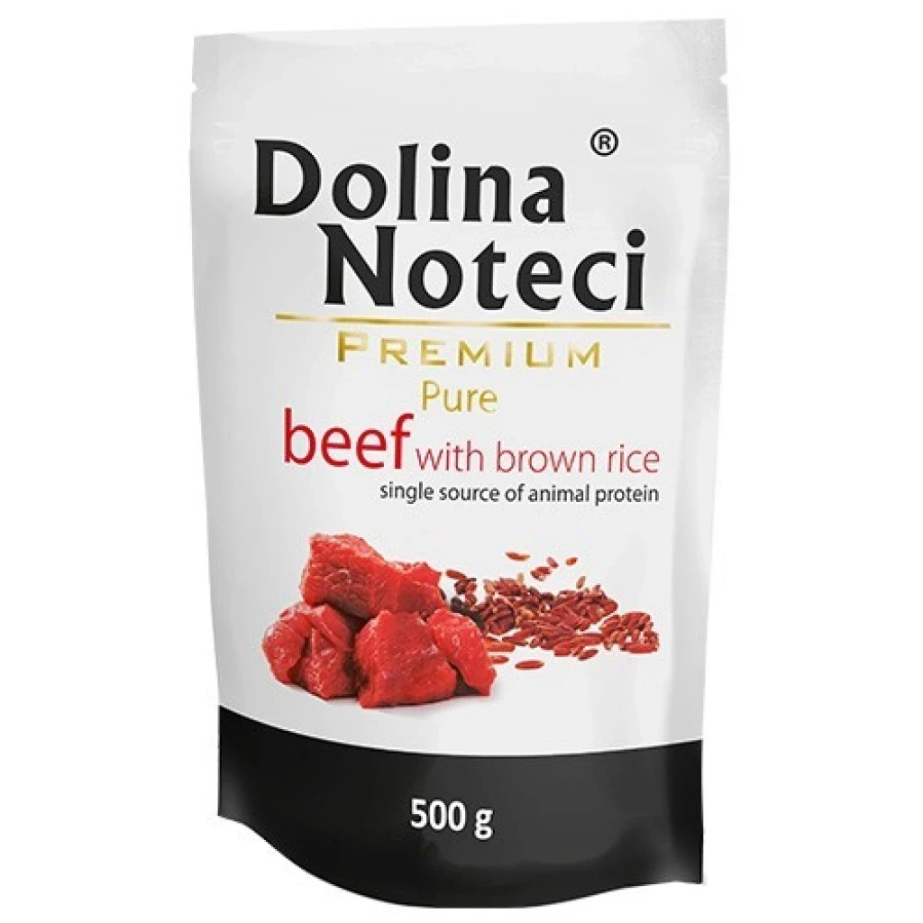 Märgtoit, monoproteiin-ühest loomsest valgust 500g - Loomaliha ja pruun riis - image 1 of 1
