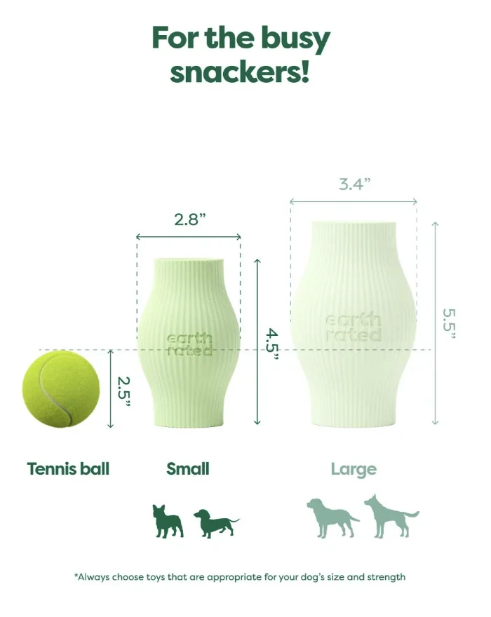 Fill it with treats toy, bounces and rolls away - S - image 4 of 8