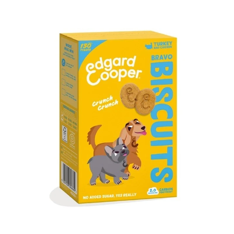 Dog treat, crunchy biscuit 400g - Turkey and chicken - image 1 of 1
