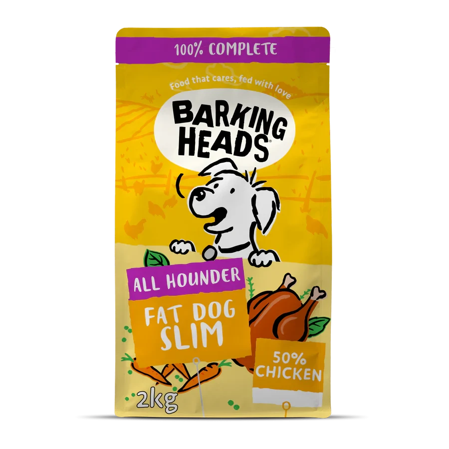 Barking Heads Koera täissööt 2kg Fat Dog Slim kanaga - image 1 of 4