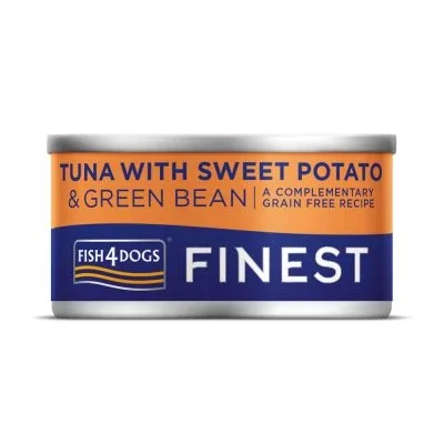 F4D Teraviljavaba märgtoit koerale 85g - Tuunikala, bataat, roheline uba - image 1 of 1