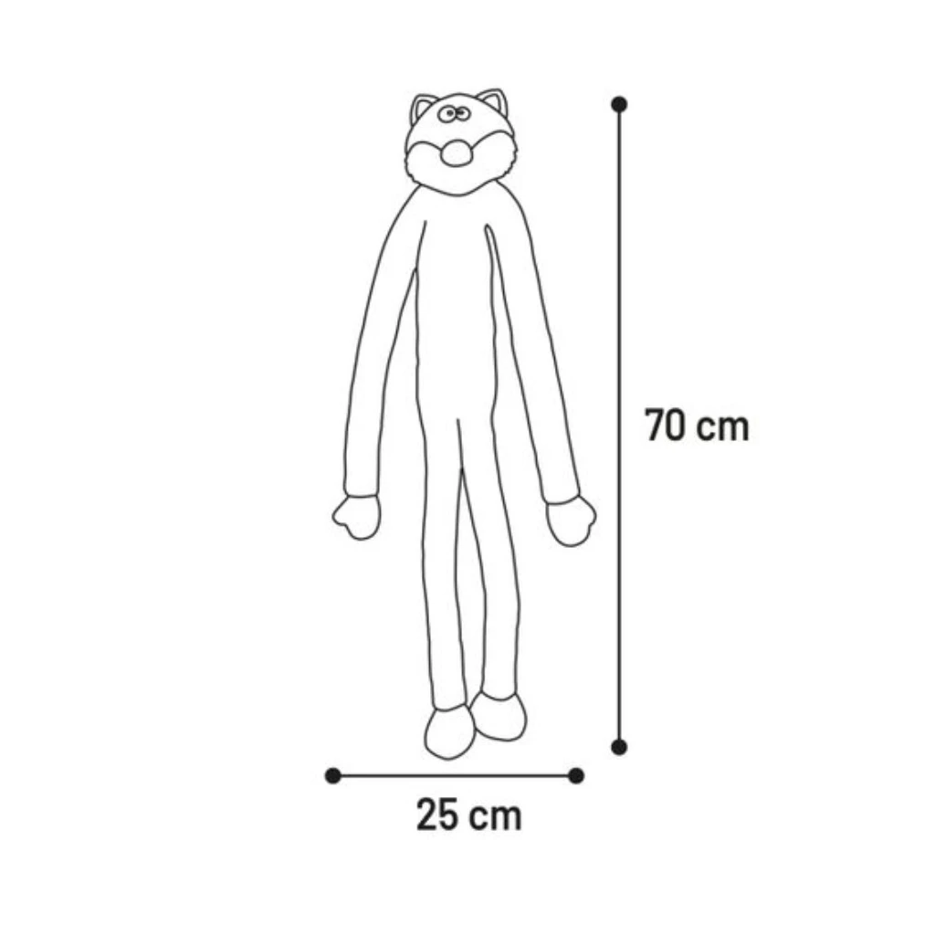 Koera mänguasi Arobe rebane, 70 cm oranž - image 2 of 2