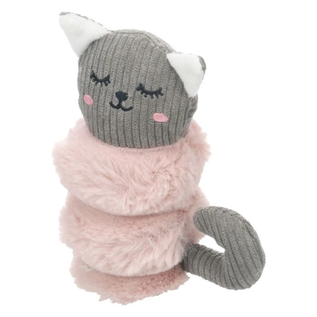 Koera mänguasi Ribola, rohkelt mängurõõmu - Roosa kass 15cm - image 1 of 2