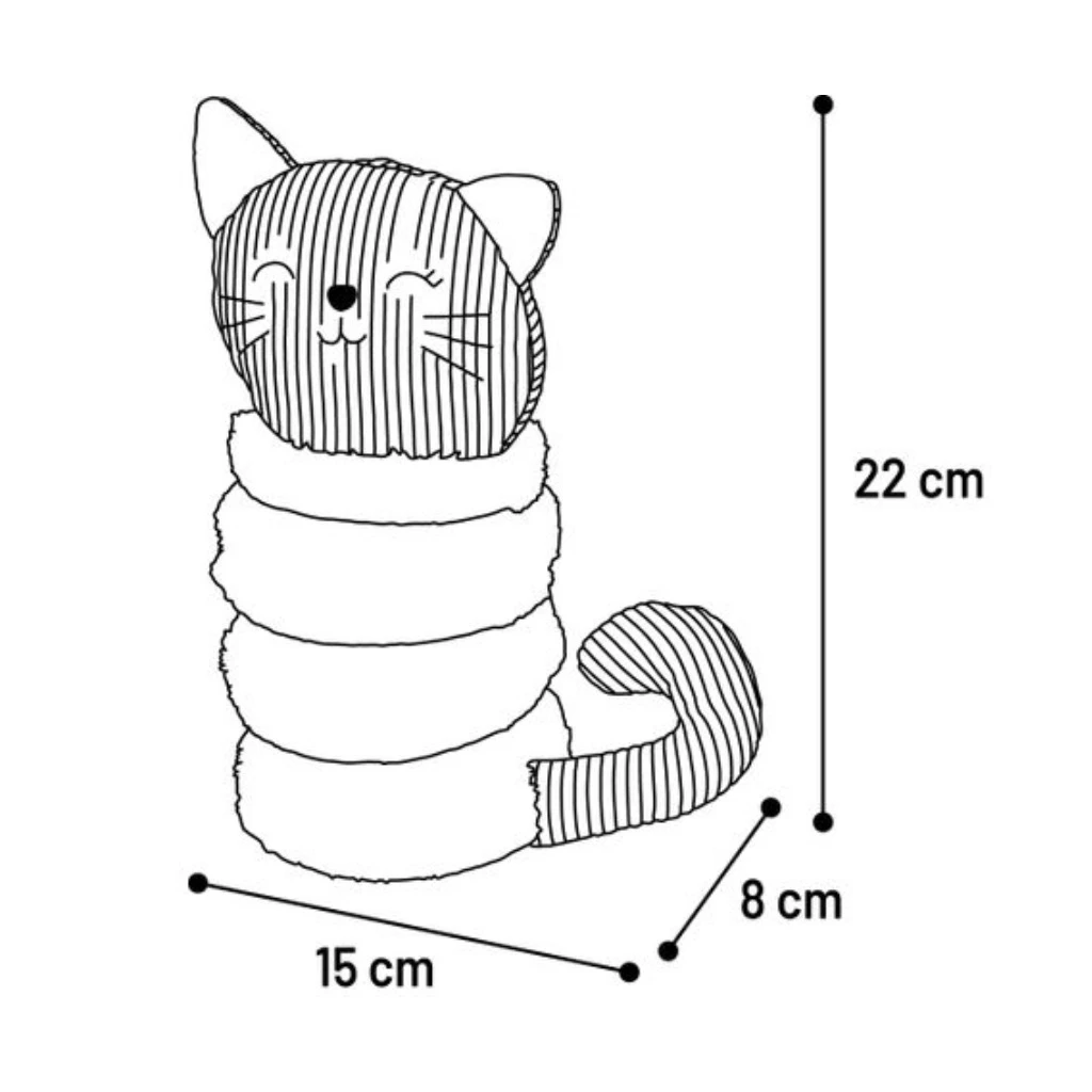 Koera mänguasi Ribola, rohkelt mängurõõmu - Beez kass 22cm - image 2 of 2