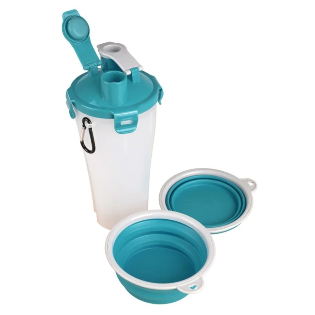 Traveling cup Trinka Turquoise & Light grey - image 1 of 4
