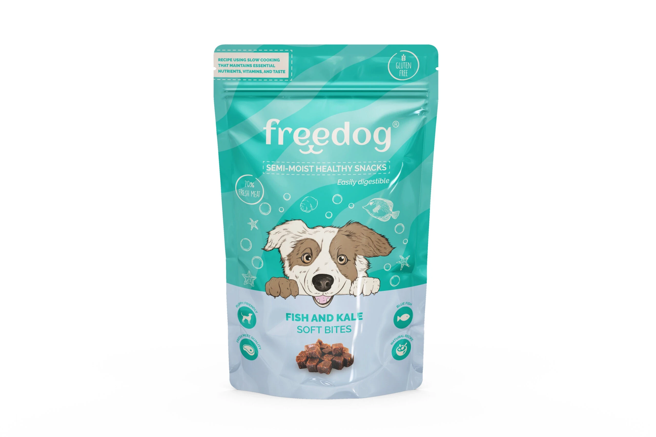 Dog treat semi-moist 100g - Fish/kale - image 1 of 1