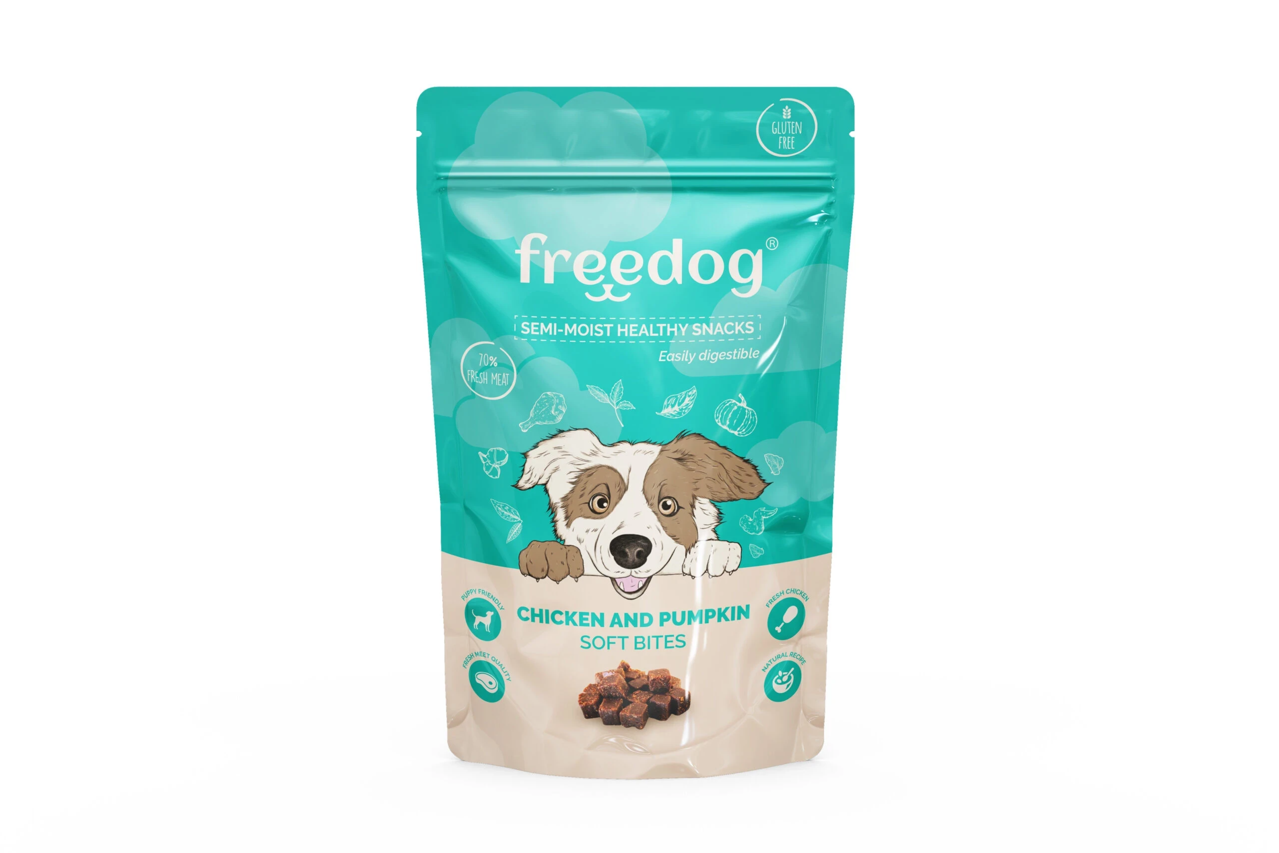 Dog treat semi-moist 100g - Chicken/pumpkin - image 1 of 1