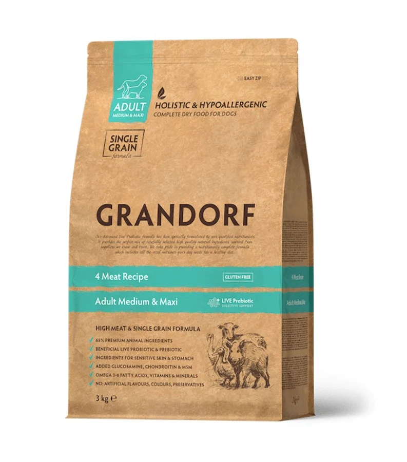 High-quality dog food for adult medium and large dogs - With 4 meats - image 1 of 1