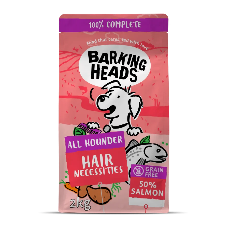 Barking Heads Koera täissööt 12kg Hair Necessities lõhega - image 1 of 3
