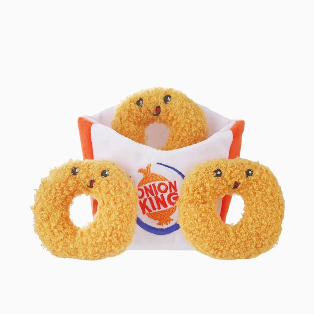Hilarious themed hide-and-seek game, accompanied by tiny beeping toys - Onion Rings - image 1 of 2