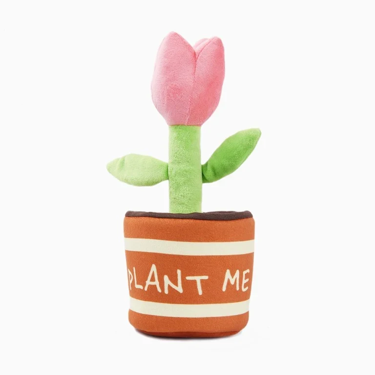 2-in-1 toy, perfect for the pup who loves to destroy plants - Tulip - image 1 of 2