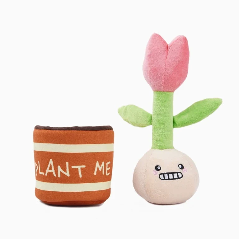 2-in-1 toy, perfect for the pup who loves to destroy plants - Tulip - image 2 of 2