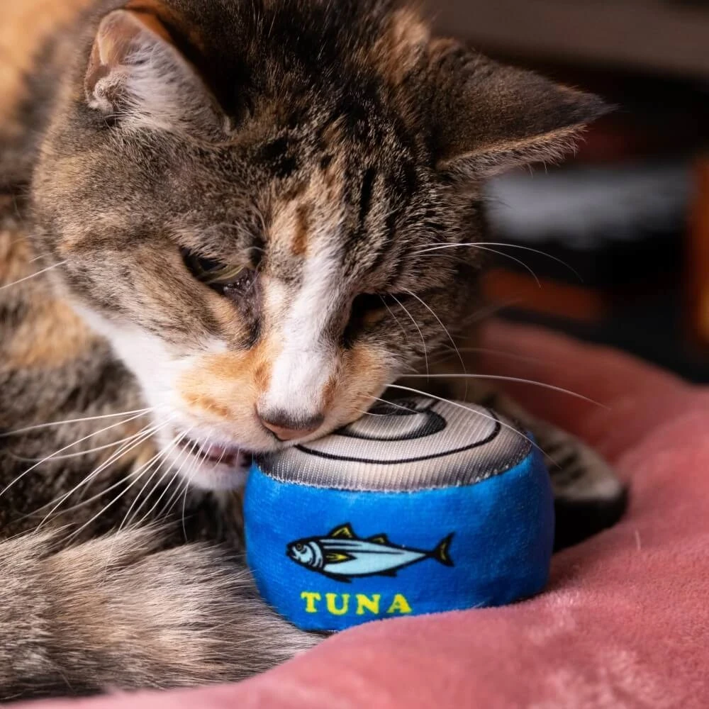 Soft Plush Kitty Toy with Catnip and Crinkle - Tuna - image 2 of 2