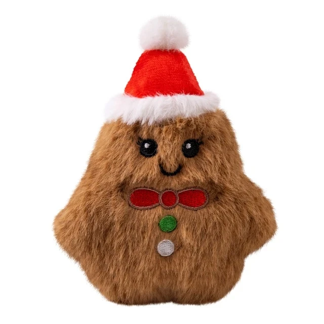 Holiday Snuzzles mini gingerbread xs mänguasi koerale - image 1 of 2
