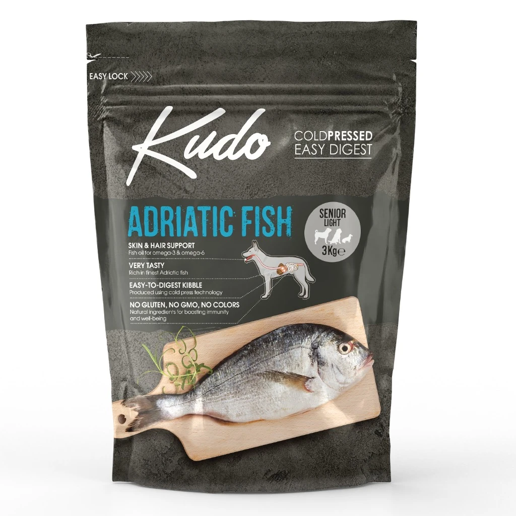 Külmpressitud täisväärtuslik toit koertele - 3kg Aadria kala seenior/madala kalorlusega - image 1 of 1
