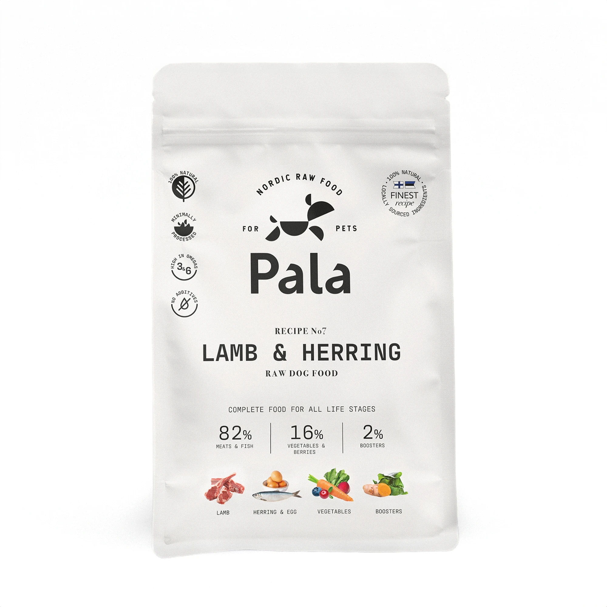Whole and balanced foods - Recipe # 7  Lamb & herring 1kg - image 1 of 1