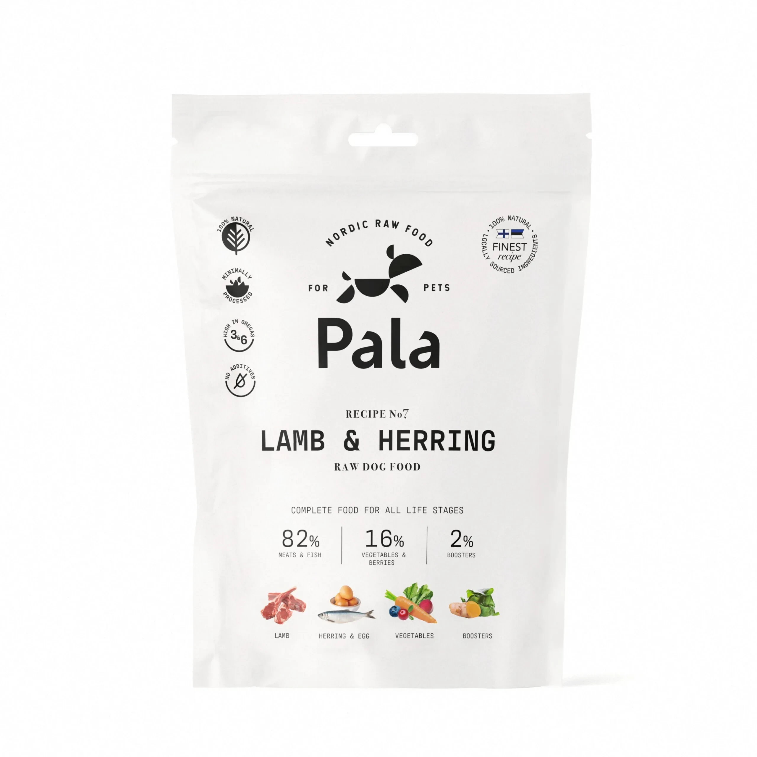 Whole and balanced foods - Recipe # 7 Lamb & herring 400g - image 1 of 1