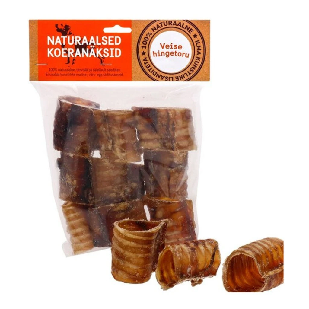 Naturaalne maius koertele - veise hingetorutükid - 500g - image 1 of 1