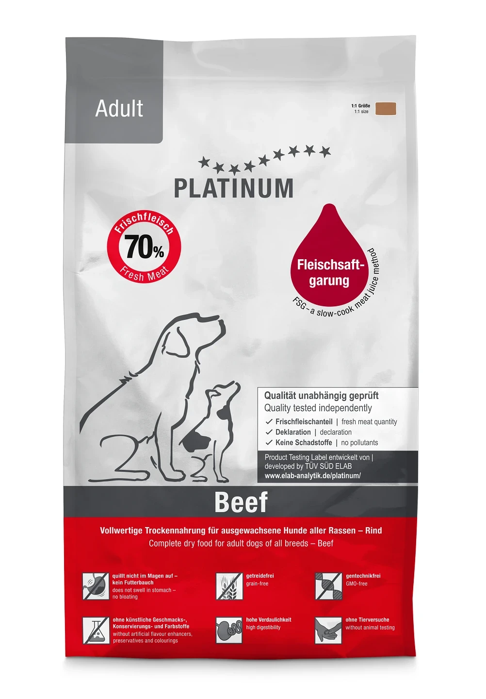 Kibble - 1,5kg, Beef - image 1 of 2