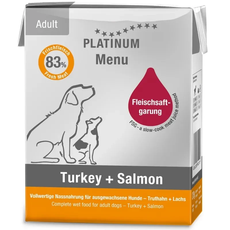 Märgtoit koertele 375g - Kalkun ja lõhe - image 1 of 1