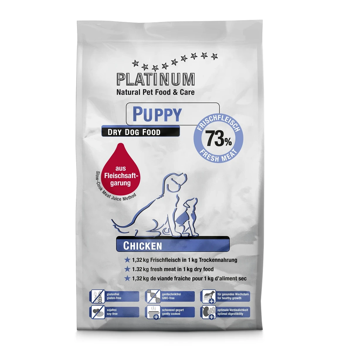 Kibble - 1,5kg, Chicken for puppies - image 1 of 2
