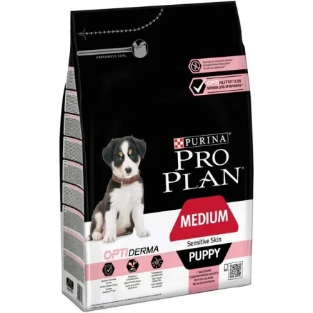 Puppy complete feed for medium breed dogs - For sensitive skin with salmon, 3kg - image 1 of 1