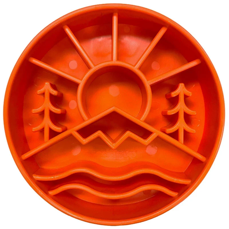 Ebowl/Etray  Slow feeder - Orange Outdoor - image 1 of 4