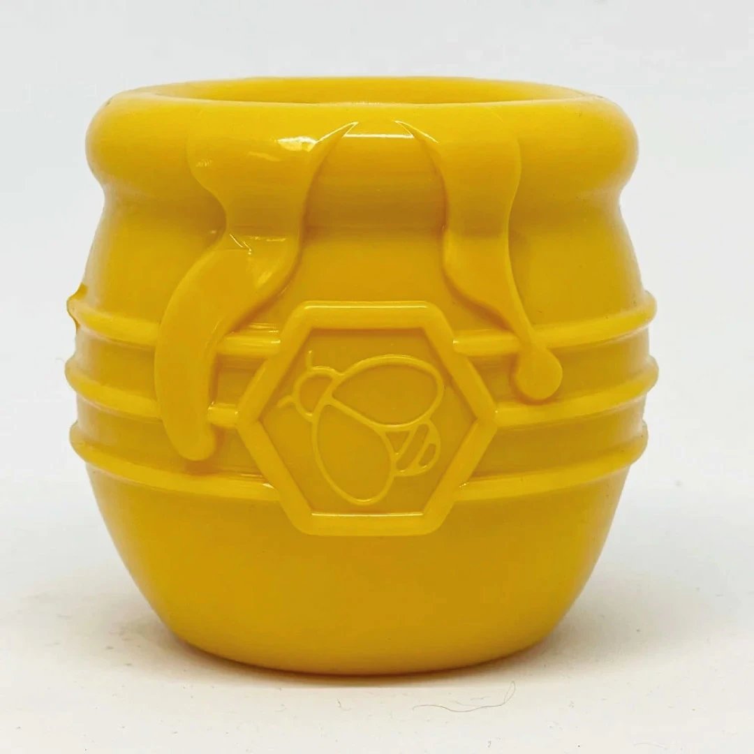 Big honeypot food dispenser made of durable material - Yellow - image 1 of 5