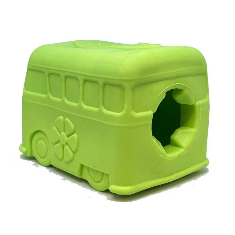 Multifunctional toy for chewing, treats and slow feeding - Bus, Green - image 2 of 2