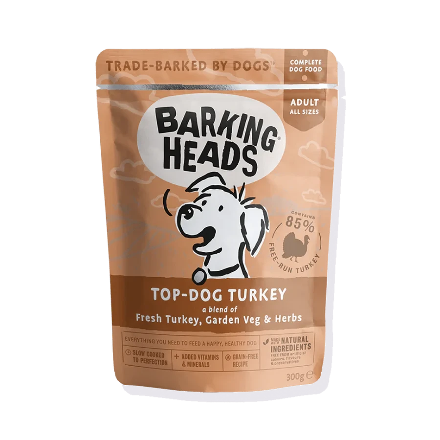 Barking Heads Einekotike koerale 300g Top Dog Turkey - image 1 of 3