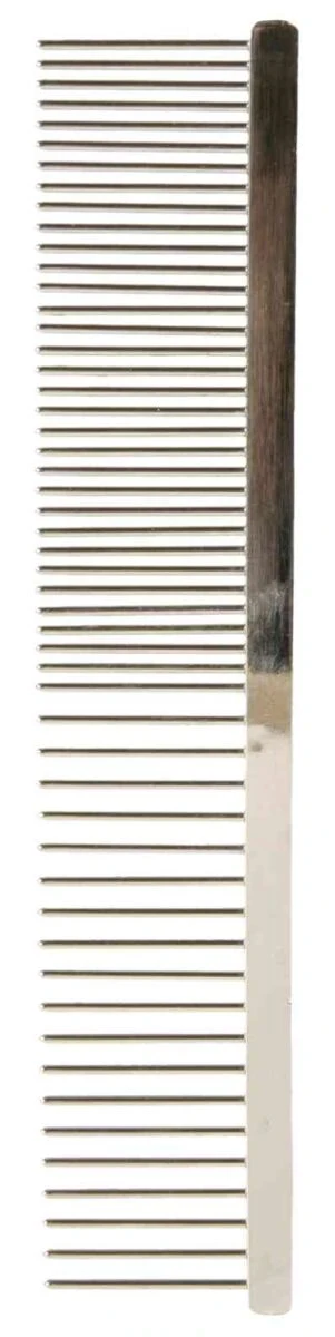 Metal comb, with two densities 16 cm - image 1 of 2