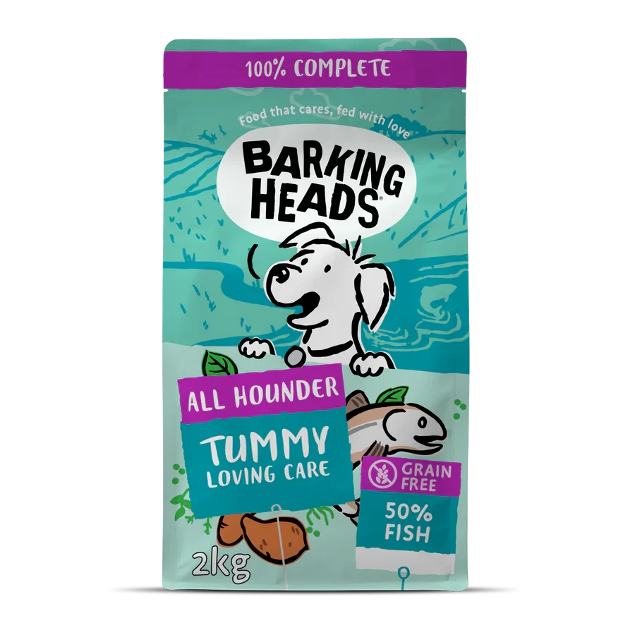 Barking Heads Koera täissööt 12kg Tummy Loving Care kalaga - image 1 of 4