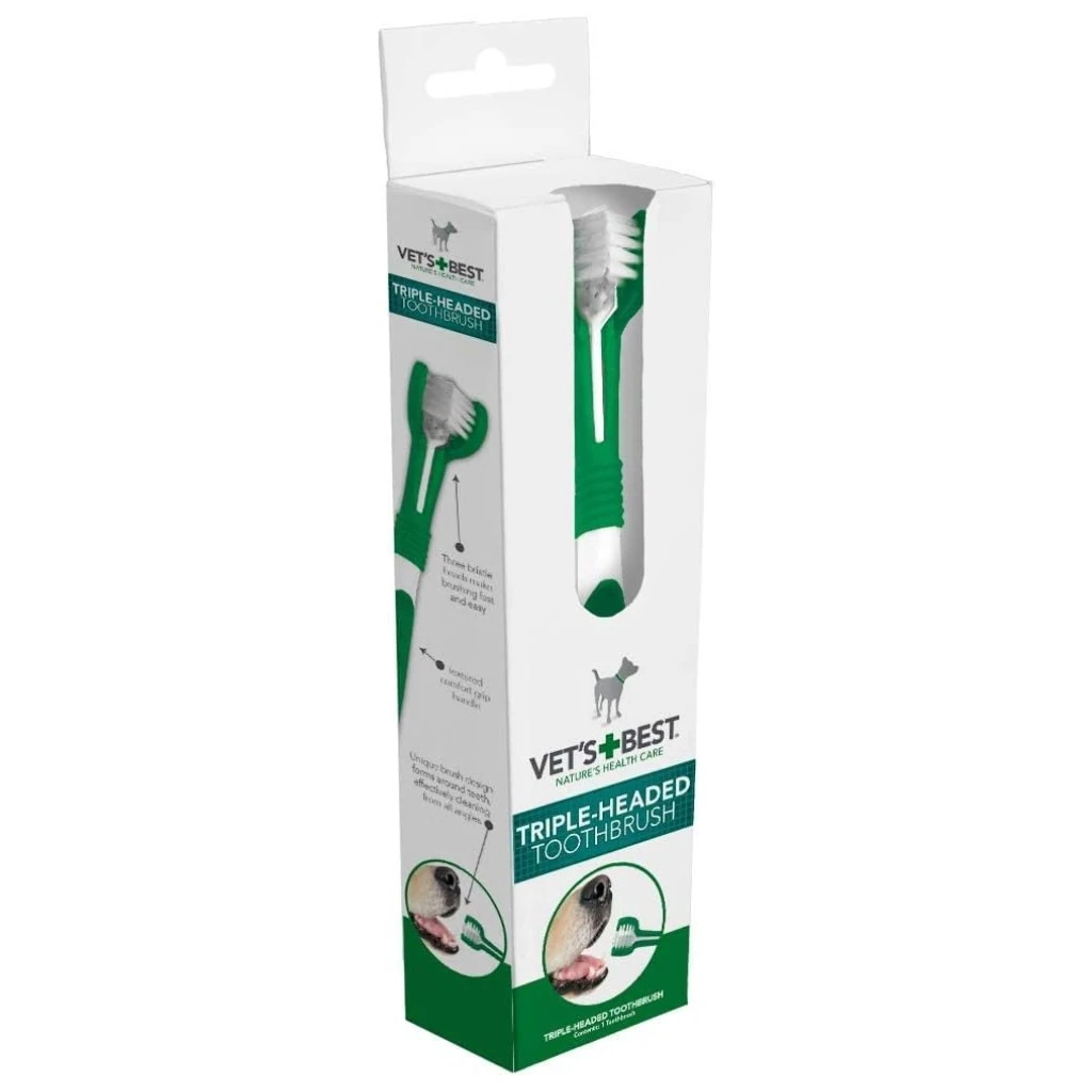 Dog Toothbrush Triple Headed - image 1 of 3