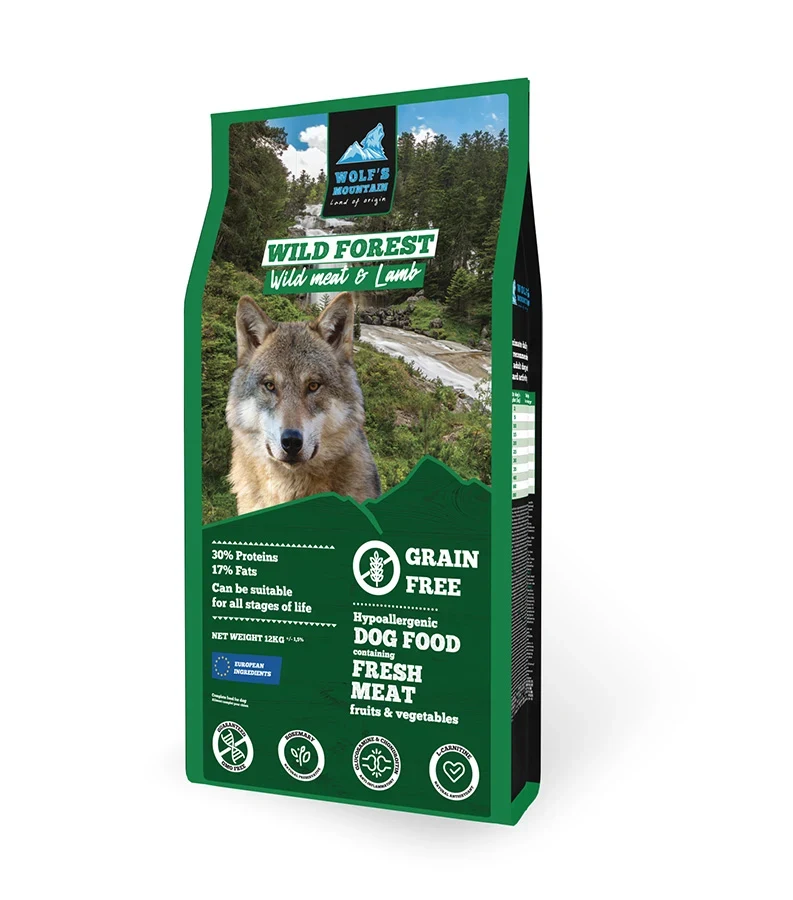 Grain-free, high-meat complete dry food for dogs - Wild Forest Game and Lamb, 2 kg - image 1 of 1